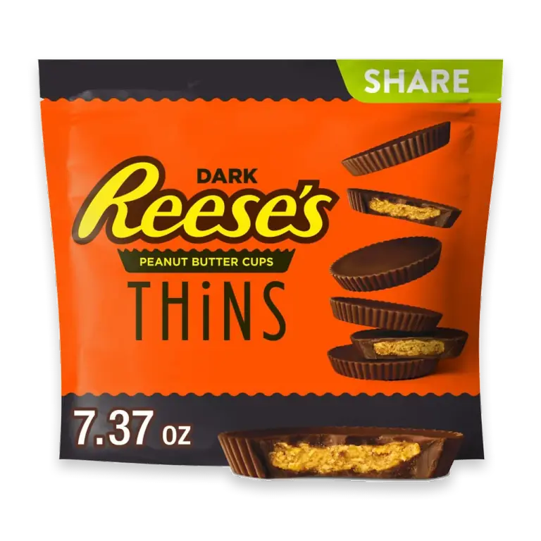 THiNS Dark Chocolate Peanut Butter Cups Candy Share Pack