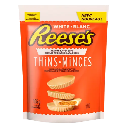 White Chocolate Thins Regular 165 g