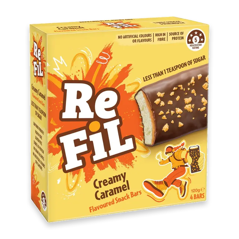 Creamy Caramel Flavoured Snack Bars