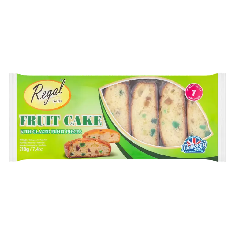 Regal Bakery Fruit Cake with Glazed Fruit Pieces 210g