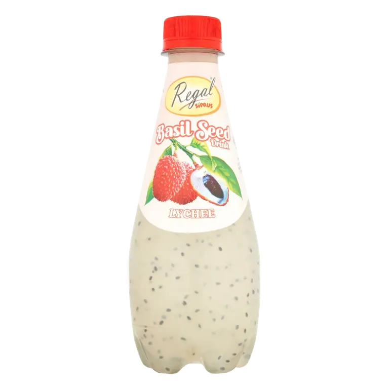 Siprus Lychee Flavour Basil Seed Drink 320ml