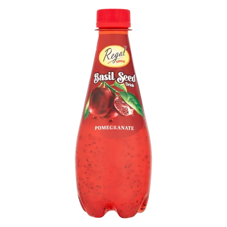 Siprus Pomegranate Flavour Basil Seed Drink 320ml