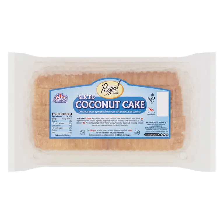 Sliced Coconut Cake