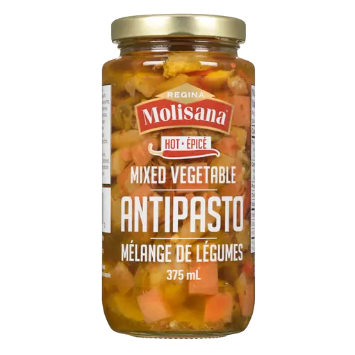 Antipasto Mixed Vegetable In Oil Hot 375 ml