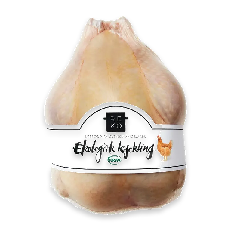 Kyckling hel Ekologisk ca 1,7kg KRAV Reko Kyckling