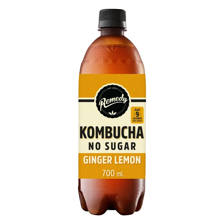 Remedy Kombucha Ginger Lemon 700ml
