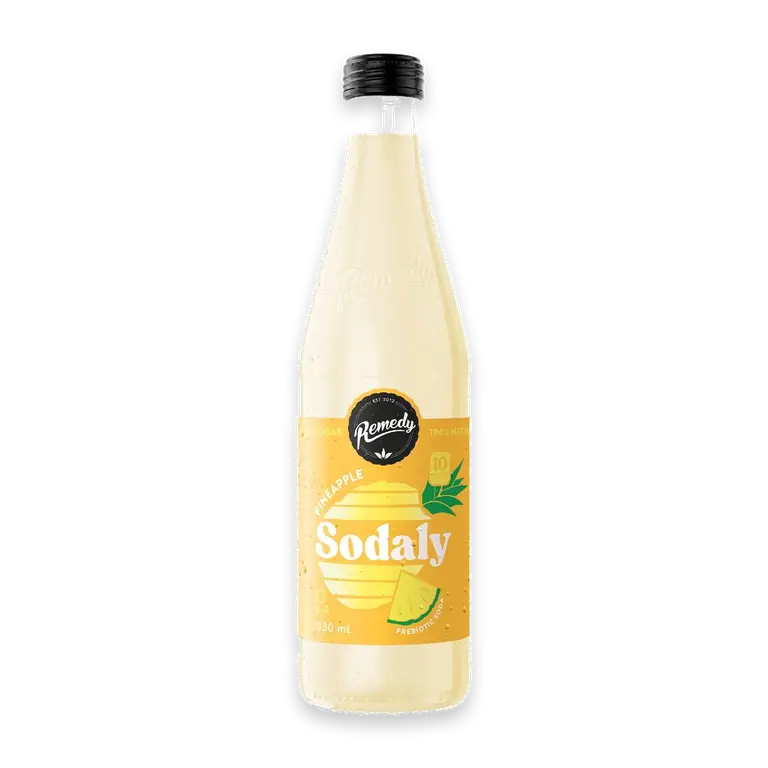 Sodaly Prebiotic Soda Pineapple