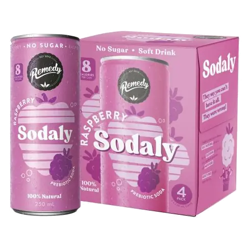 Sodaly Raspberry 4x250ml