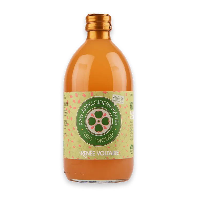 Raw Äppelcidervinäger Med Moder