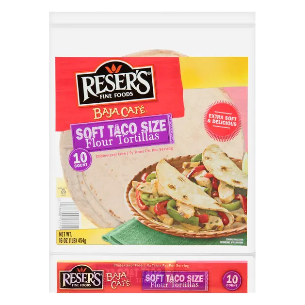 Soft Taco Size Flour Tortillas
