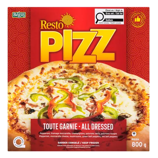 Frozen All Dressed Pizza 12 Inch 800 g