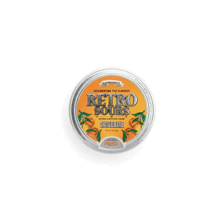 Retro Sours Tangerine Candy, 2.12oz