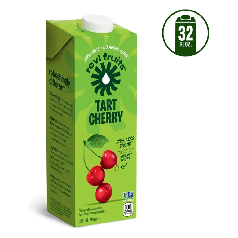 Revl Fruits Tart Cherry Juice Drink, 32 fl oz Bottle