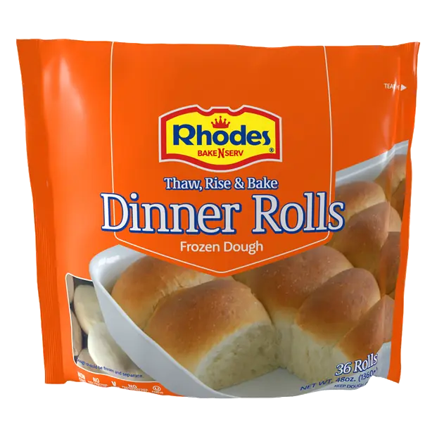 Thaw Rise & Bake Dinner Rolls Frozen Dough - 36 ct