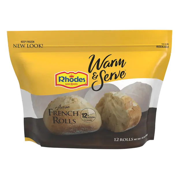 Warm & Serve Artisan French Dinner Rolls - 12 ct Frozen