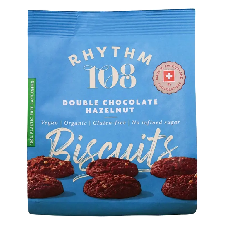 108 Double Chocolate Hazelnut Biscuits 135g