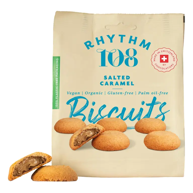 Rhythm108 Chocolate & Salted Caramel Biscuits 135g