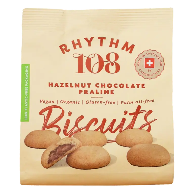 Vegan Hazelnut Chocolate Praline Biscuit Share Bag 135g