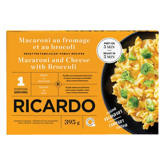 Frozen Meal Broccoli Mac And Cheese 395 g