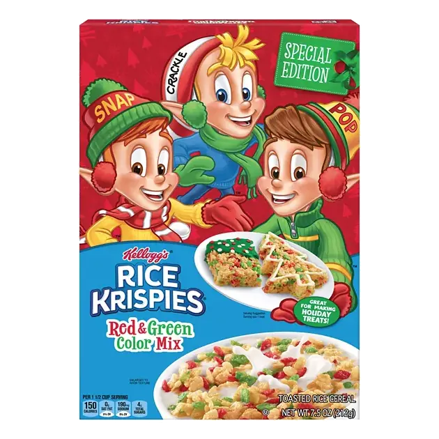 Red & Green Color Mix Cereal