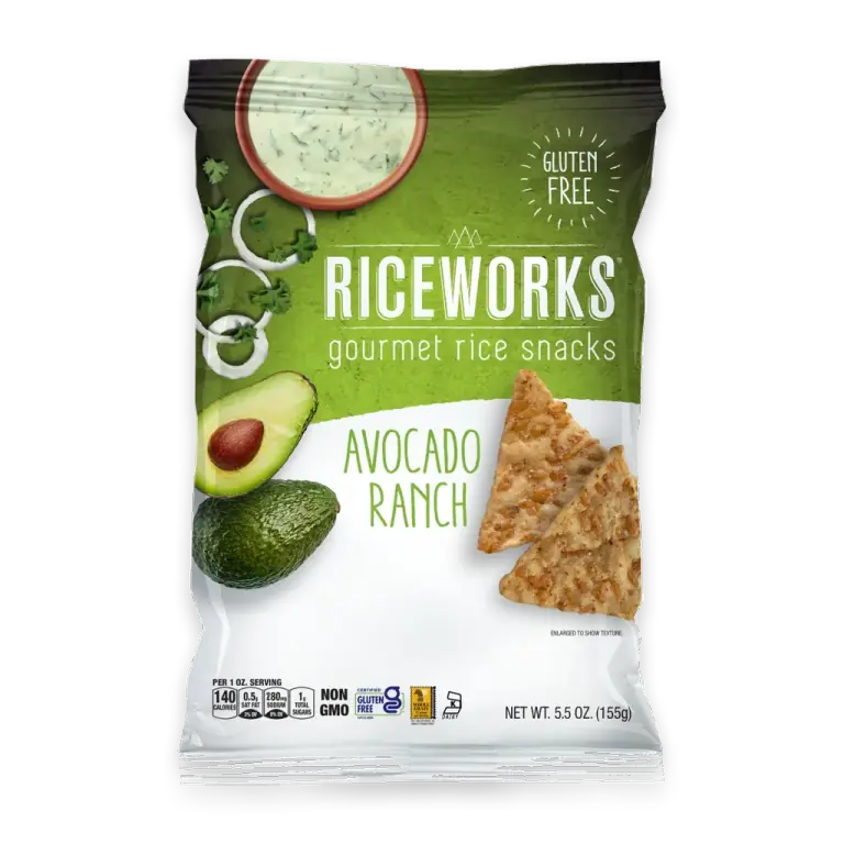 Avocado Ranch Gourmet Rice Snacks