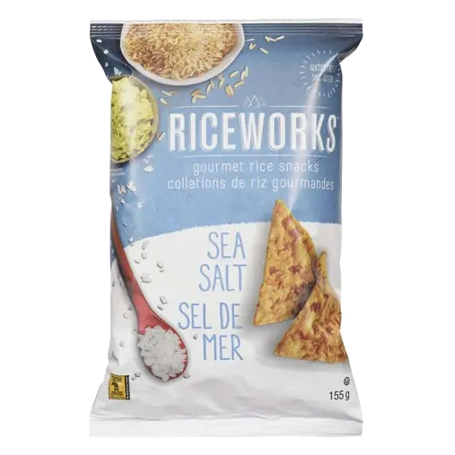Brown Rice Snacks Sea Salt 155 g