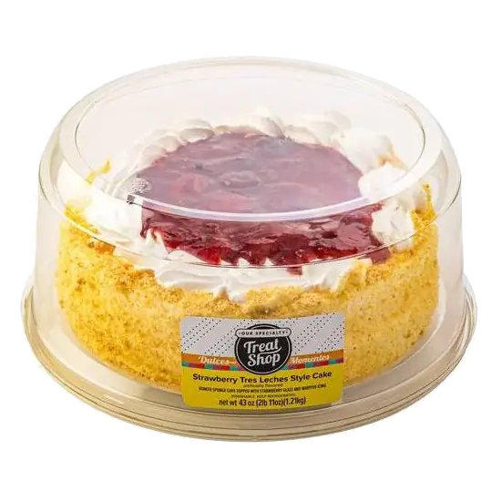 Rich's 8" Strawberry Double Layer Tres Leches Style Cake, 43.74oz