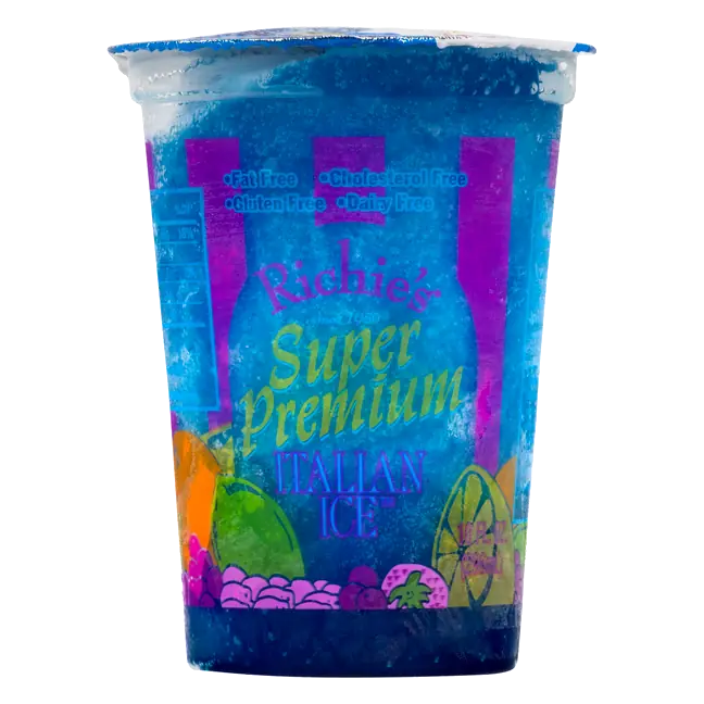 Super Premium Fat Free Blue Raspberry Italian Ice