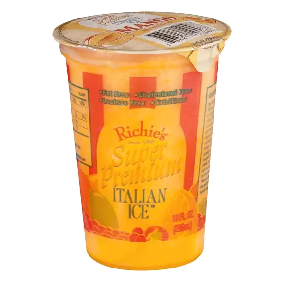 Super Premium Fat Free Mango Italian Ice