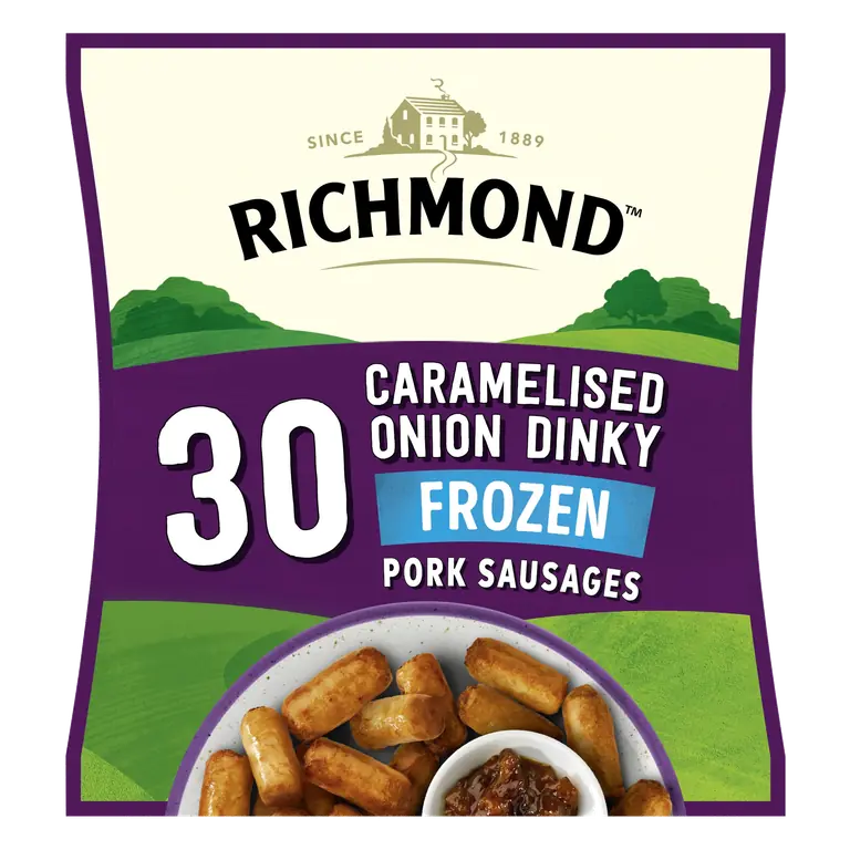 Richmond 30 Dinky Sausages Caramelised Onion Flavour 240g