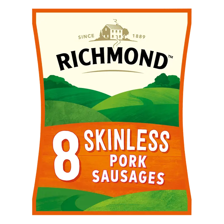 Richmond 8 Skinless Pork Sausages 213g