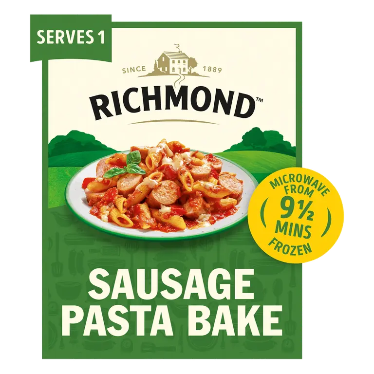 Richmond Sausage Pasta Bake with a Rich Tomato & Red Pepper Sauce 400g