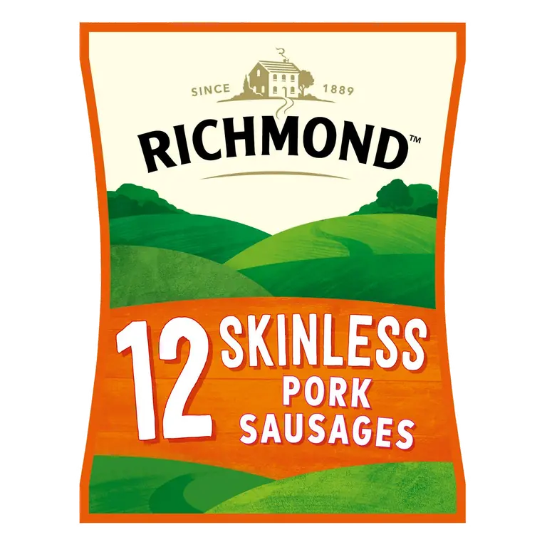 Skinless Pork Sausages x12 319g