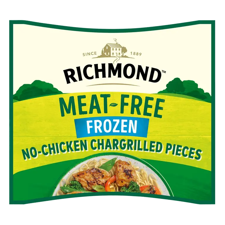 Vegan & Vegetarian Frozen Chargrilled No Chicken Pieces 220g
