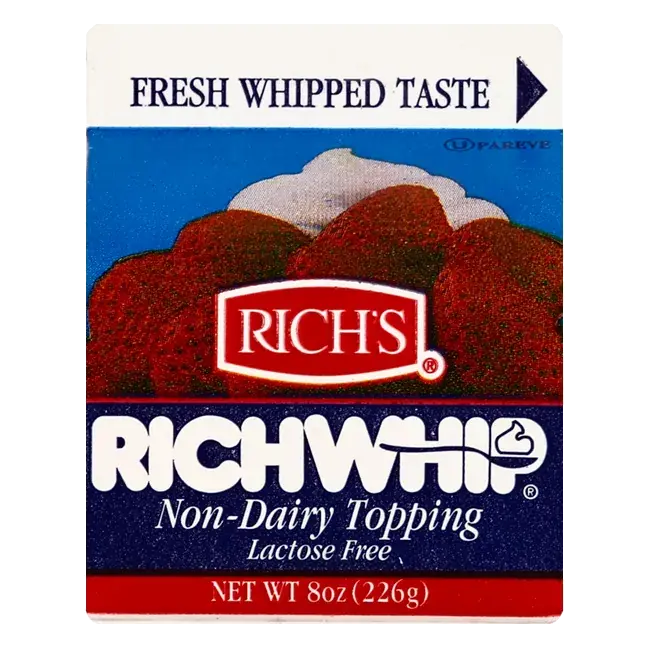 Non-Dairy Topping, RichWhip