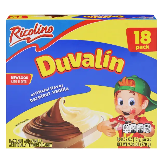 Duvalin Hazelnut & Vanilla Candy - 18 ct