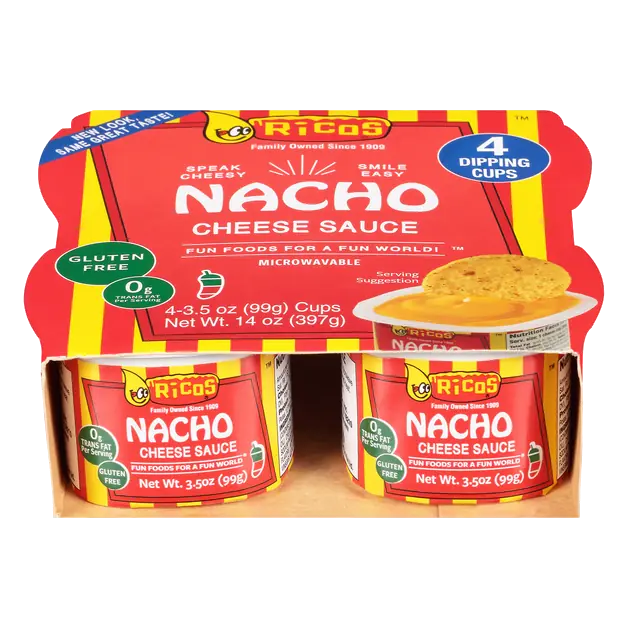 Nacho Cheese Sauce Single Cups - 4 ct