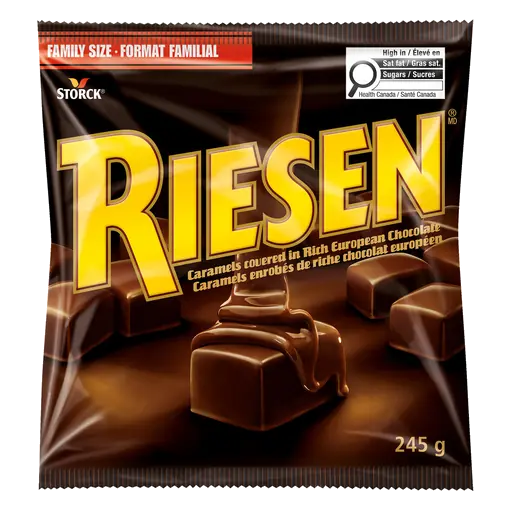 Caramels Covered in Rich European Chocolate Family Size 245 g