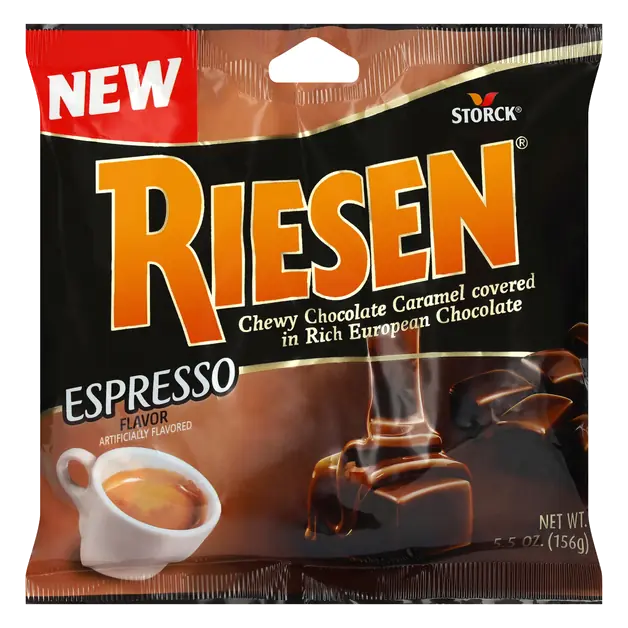 Chewy Espresso Flavor Chocolate Caramel Candy