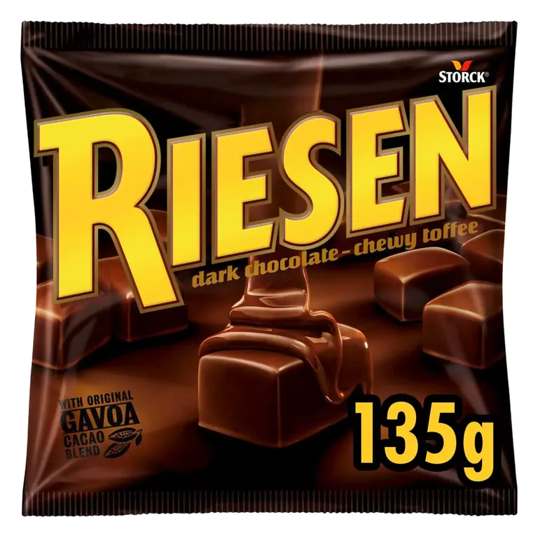 Dark Chocolate Chewy Toffee 135g