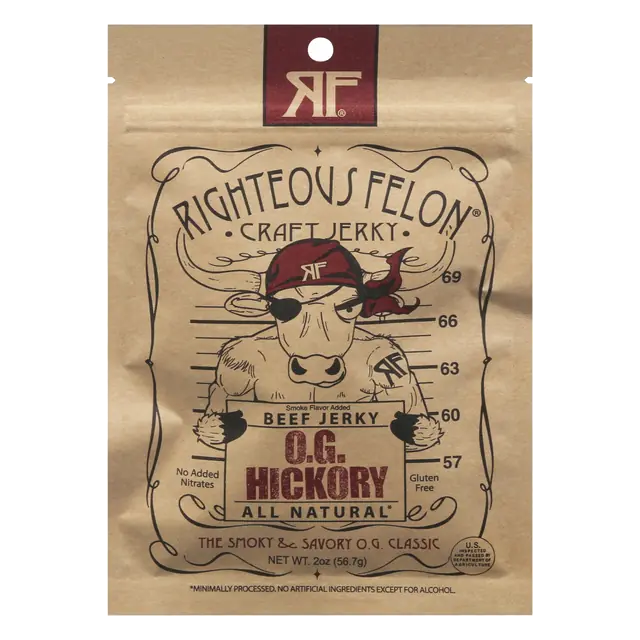 All Natural O.G Hickory Beef Jerky