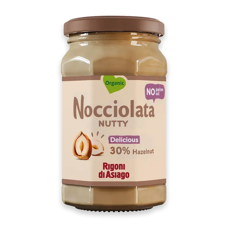 Hasselnötskräm EKO Nocciolata Nutty 250g