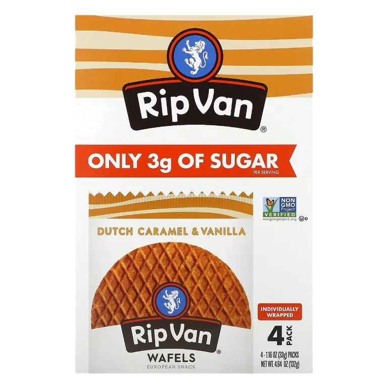 Dutch Caramel & Vanilla Wafels