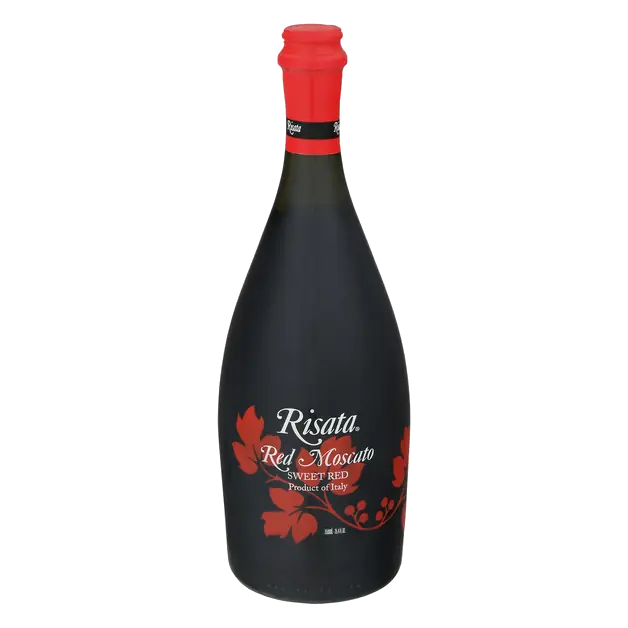 Sweet Red Moscato Wine