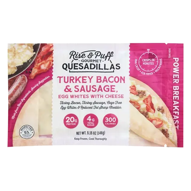 Gourmet Turkey Bacon & Sausage Quesadillas