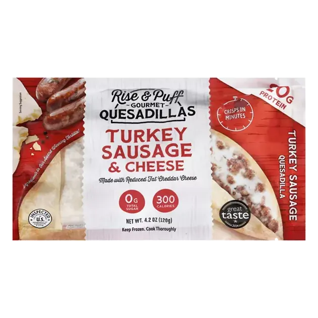 Gourmet Turkey Sausage & Cheese Quesadillas