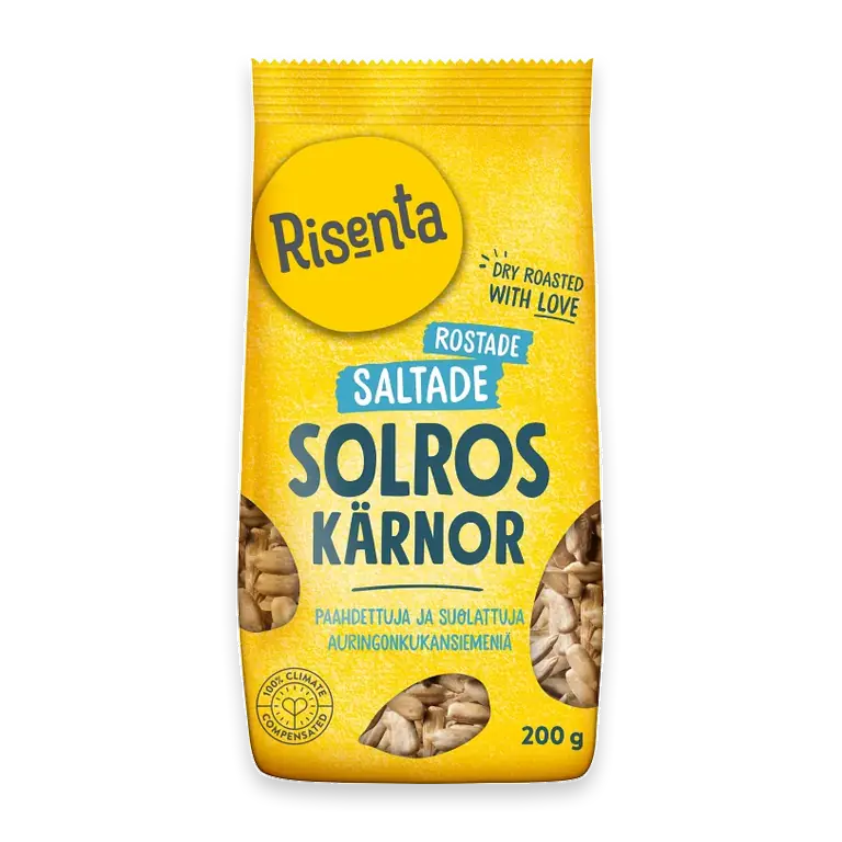 Solroskärnor Torrostade & lättsaltade 200g