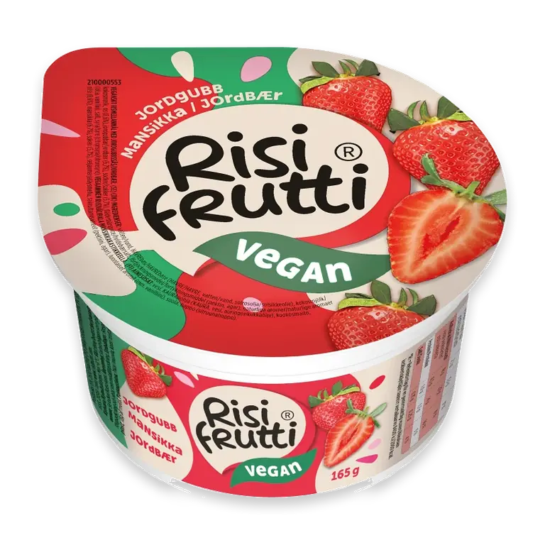 Mellanmål Jordgubb Vegansk 165g