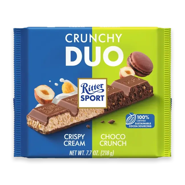 Chokladkaka Crunchy DUO 218 Gram