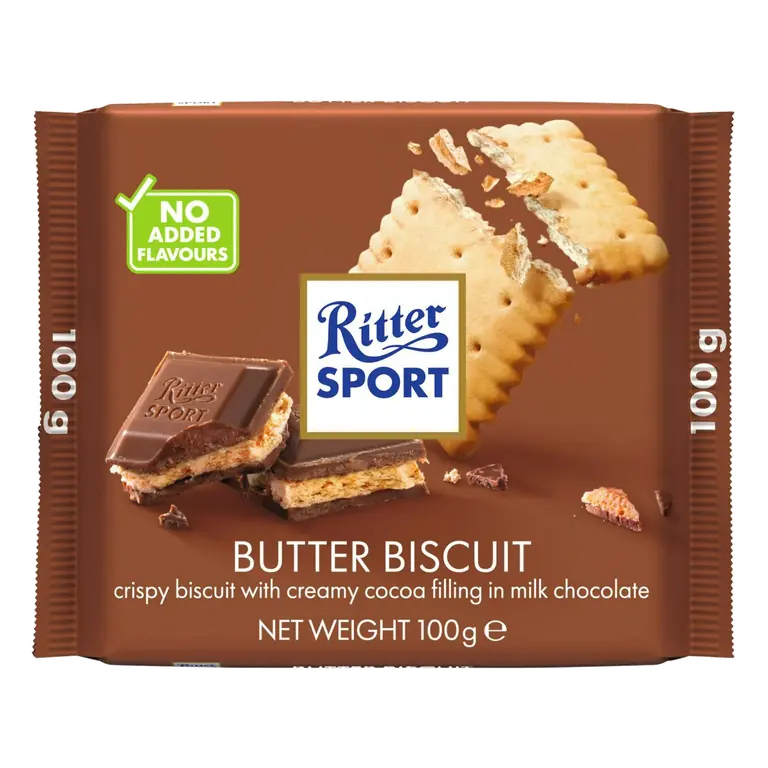 100g Butter Biscuit Milk Chocolate Bar
